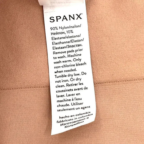 Spanx Ecocare Seamless Shaping Bralette Size M Toasted Oatmeal 32C-32D - Picture 6 of 11